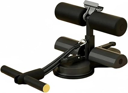 Aide à Abdominaux à Ventouse Renforcement Abdominal Entraîneur D'abdominaux à Ventouse Base Antidérapante Appareil de Relevés de Buste avec support télephone